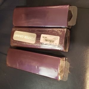 Foster Grant purple eyeglass case.